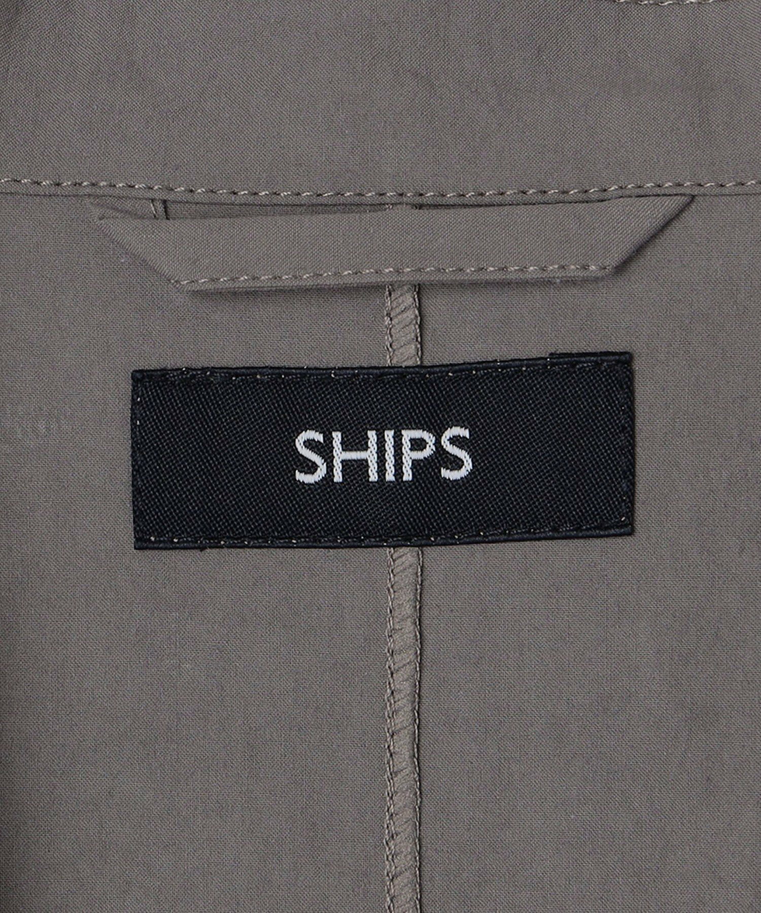 SHIPS: コットン ブロード リラックス シャツ ジャケット